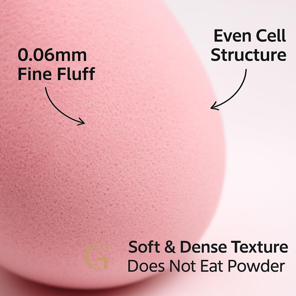 GOERTI éponge beauté 14 pièces – éponges mini pour petites zones