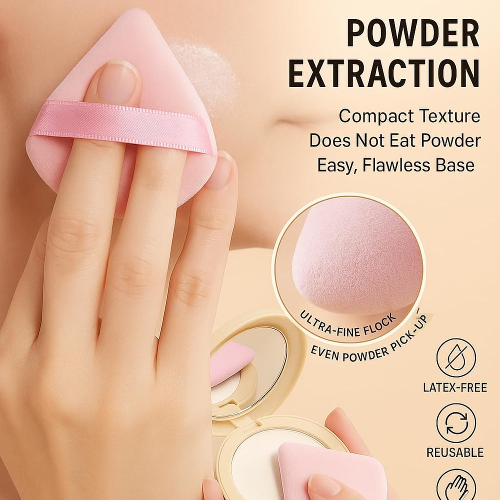 GOERTI éponge beauté 14 pièces – puff triangle velours pour couvrance uniforme