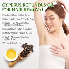 Soin quotidien GOGIFTGO Cyperus Rotundus – massage pour peau nourrie