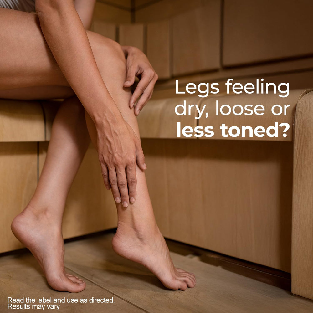 Application en massage sur les jambes pour soulager et lisser avec Goicoechea.