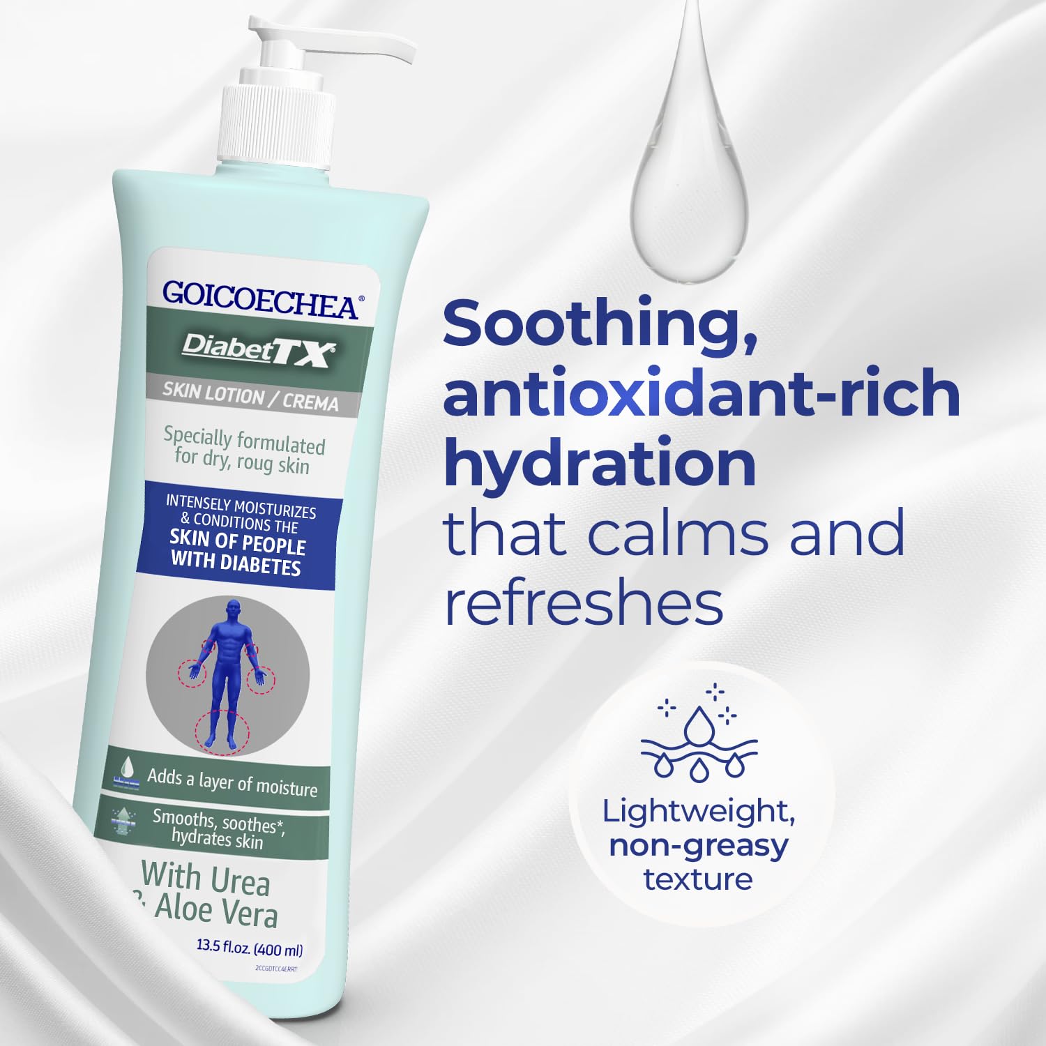 Goicoechea Diabet TX – ingrédients clés aloe pour la peau.
