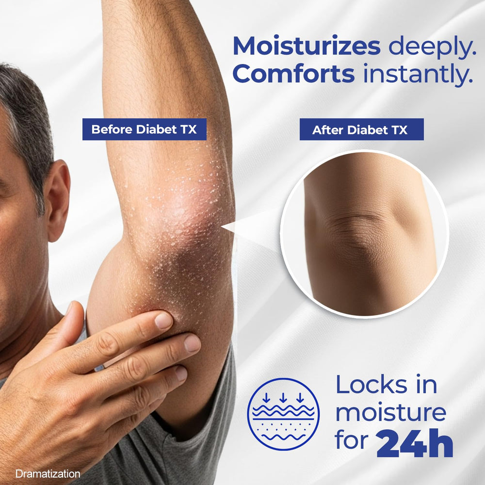 Goicoechea Diabet TX – jambes mieux hydratées et confortables.
