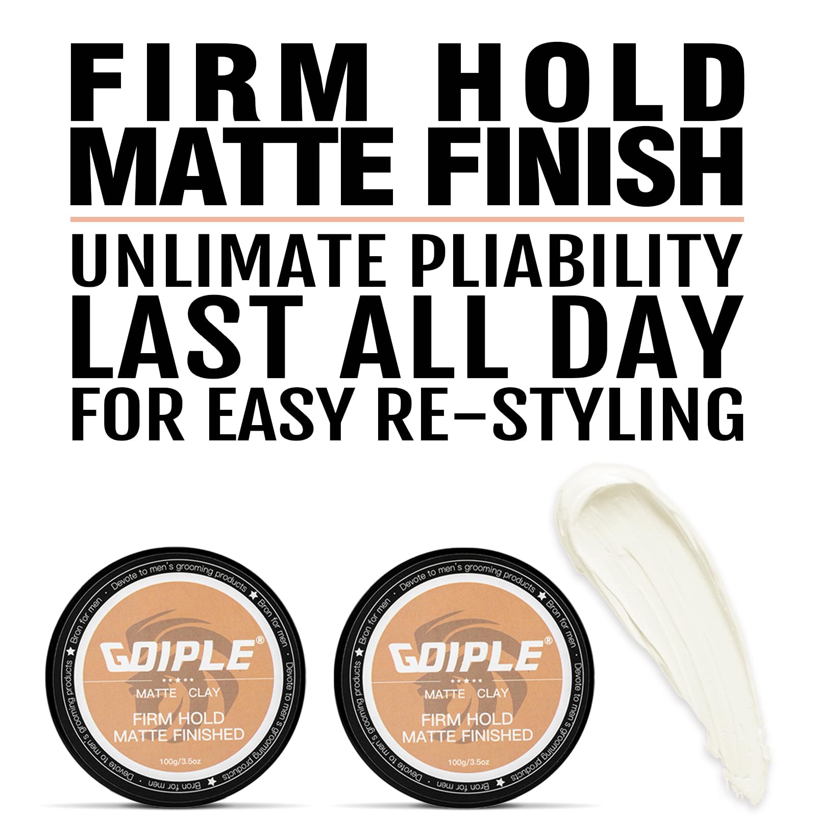 Goiple argile-coiffage met en valeur texture naturelle et volume.