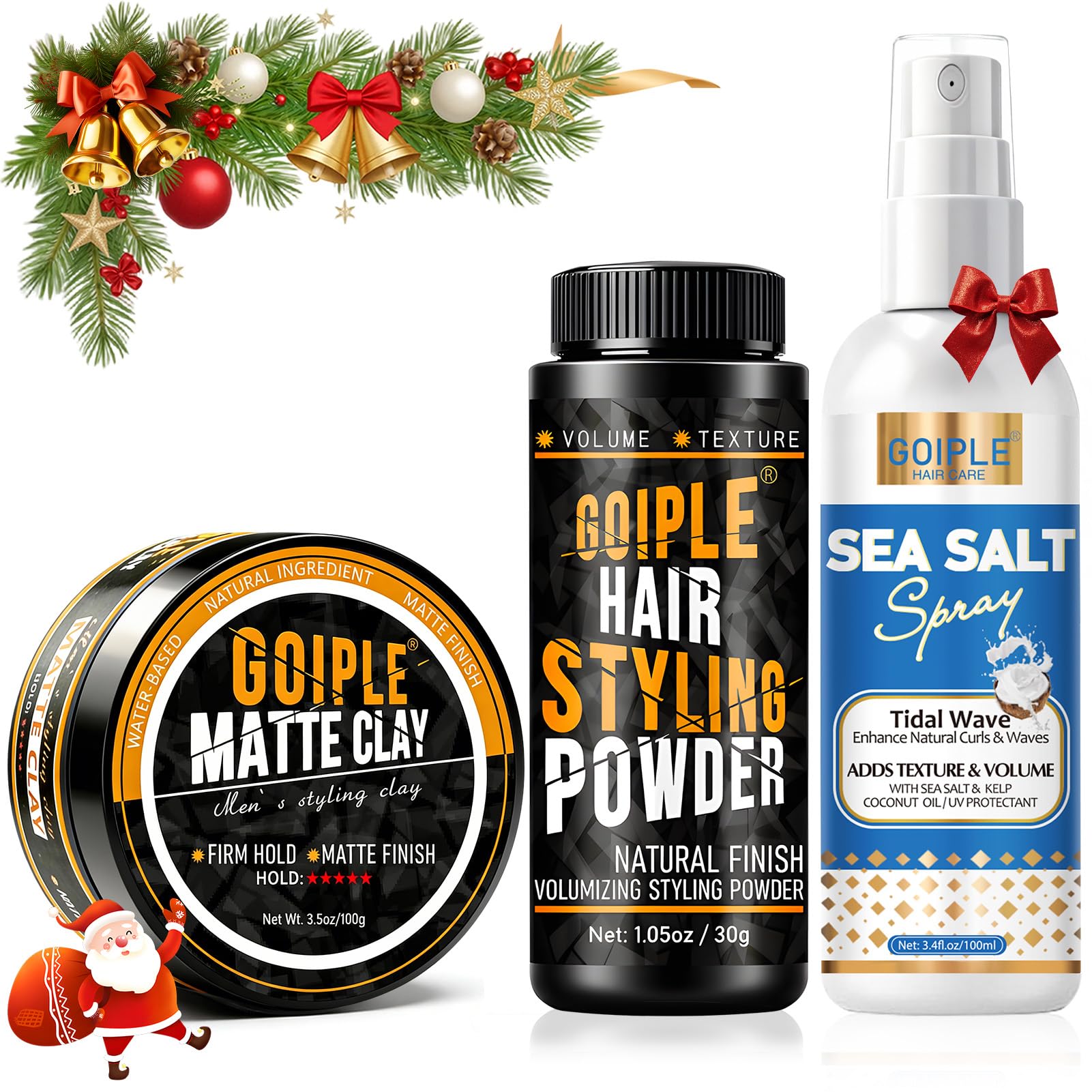 Goiple argile matte, tenue ferme pour cheveux texturés.