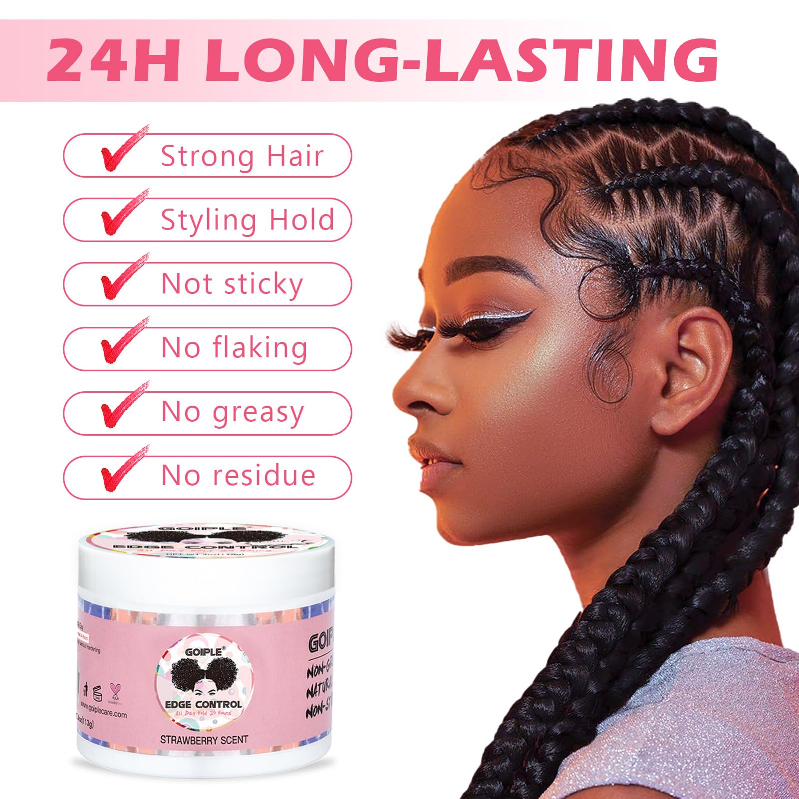 Goiple bonnet-coiffure rose: protection nocturne du style