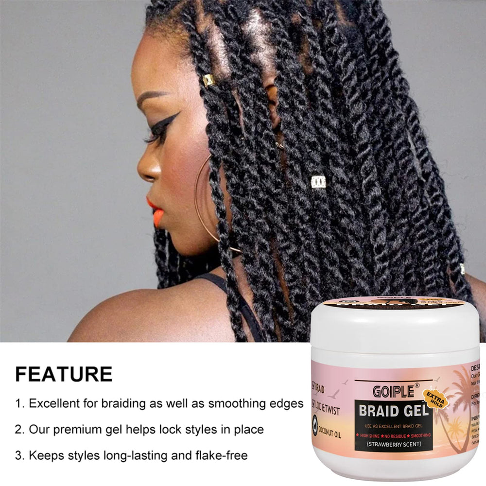 Goiple 16oz bottle offers long-lasting hold for all hair types.