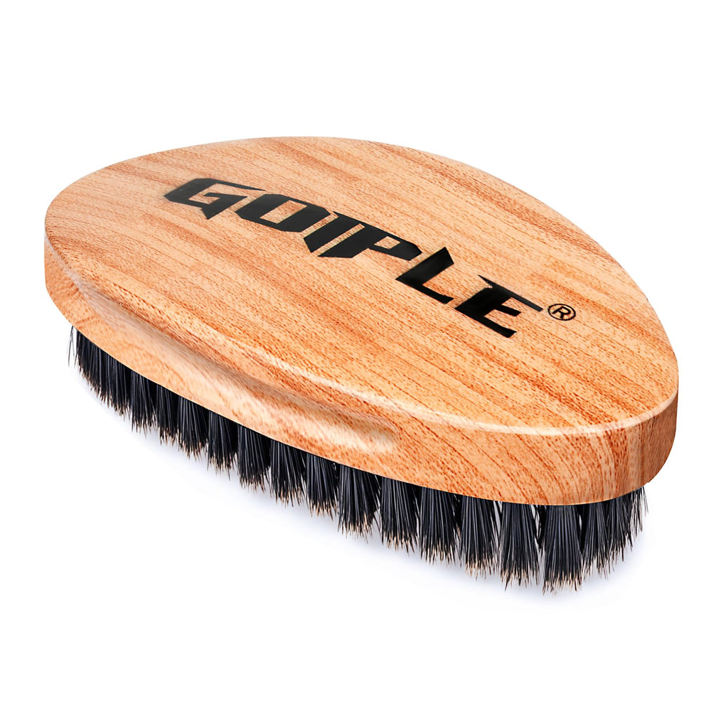 Goiple brosse 360° avec poils de sanglier pour des ondulations nettes