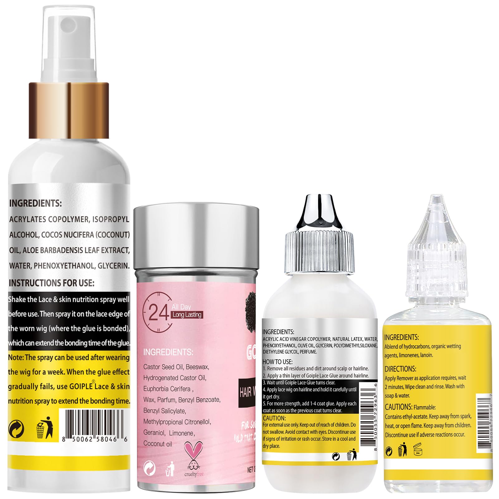 Goiple capuchon perruque HD, couvrance et confort