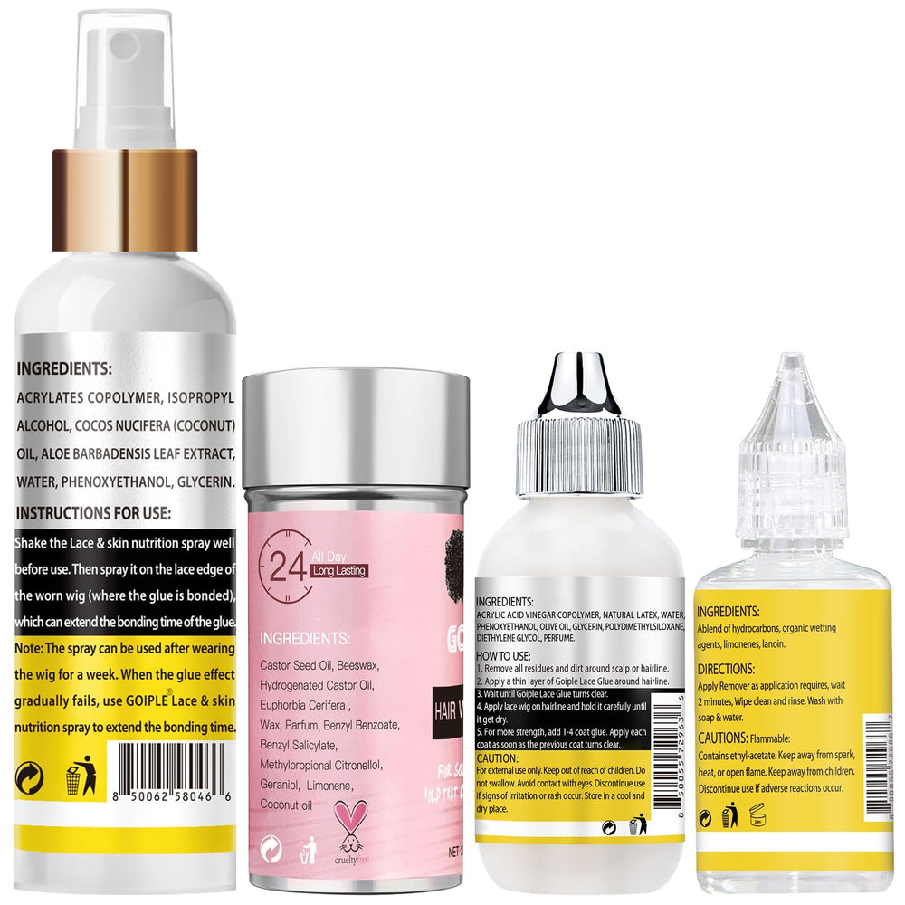 Goiple capuchon perruque HD, couvrance et confort