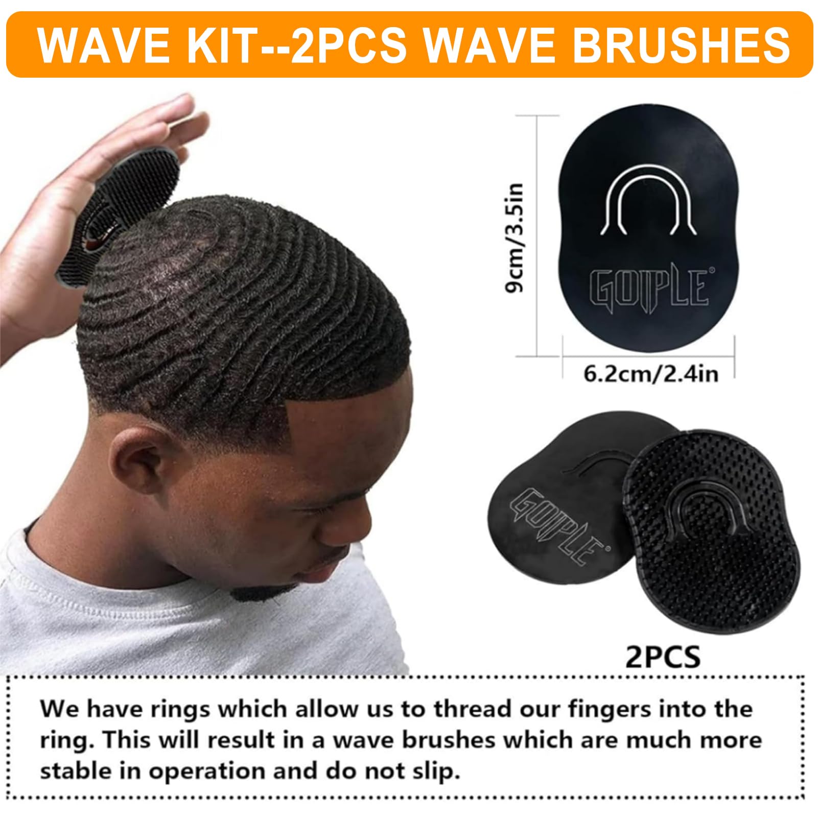 Durag Goiple réversible offrant deux styles et une couverture complète.