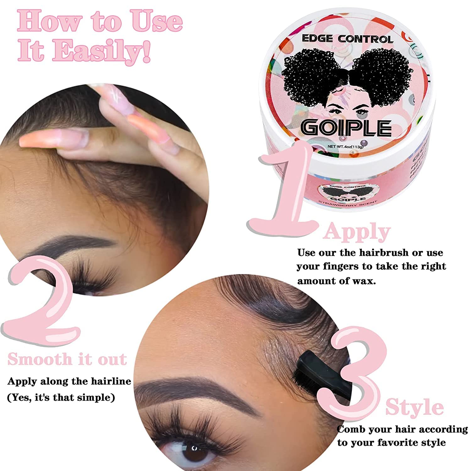 Écharpe edge satin Goiple pour protéger les contours