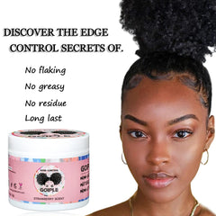 Démonstration d application sur les bords avec Goiple Edge Control Wax