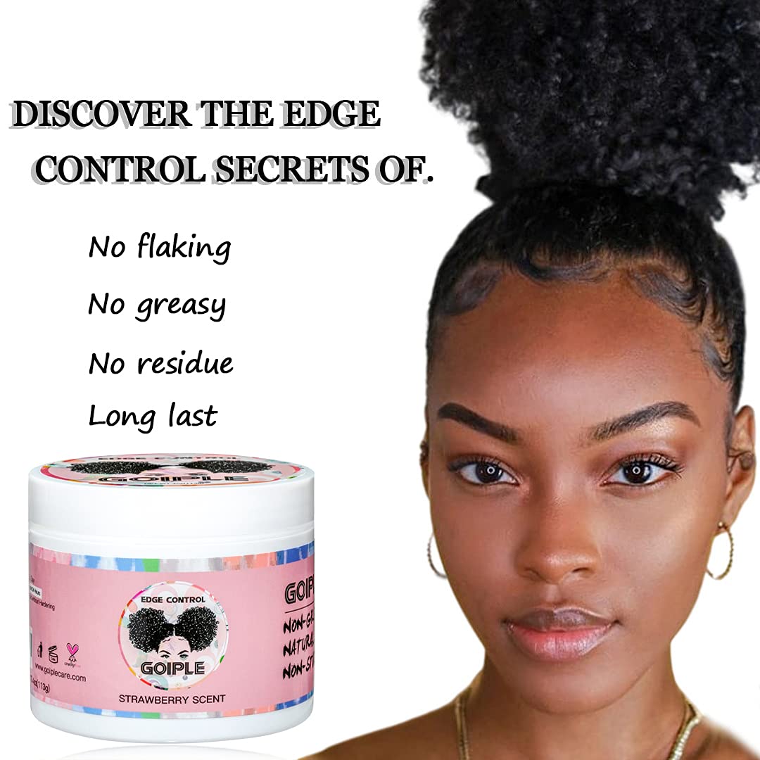 Format voyage Goiple Edge Control Wax 0,7oz, pratique pour les déplacements.