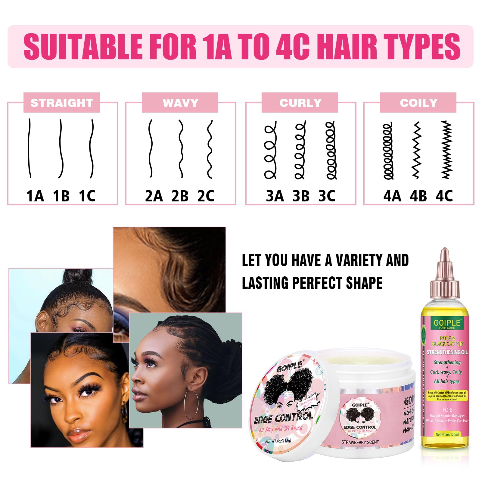 Goiple ensemble-accessoires coiffure kit pratique et complet.