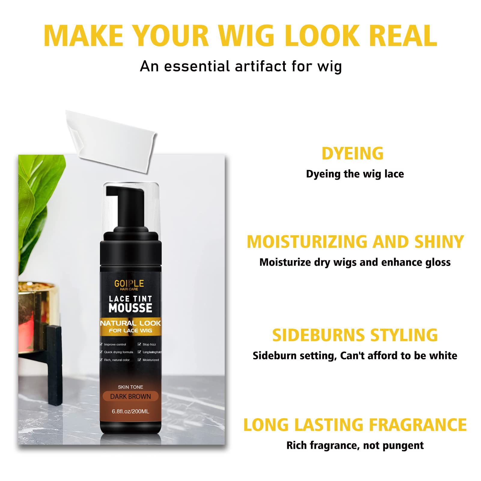 Goiple Ensemble de finition pour un look naturel et confiant