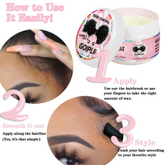 Goiple gel maintien fort base eau coiffage fiable