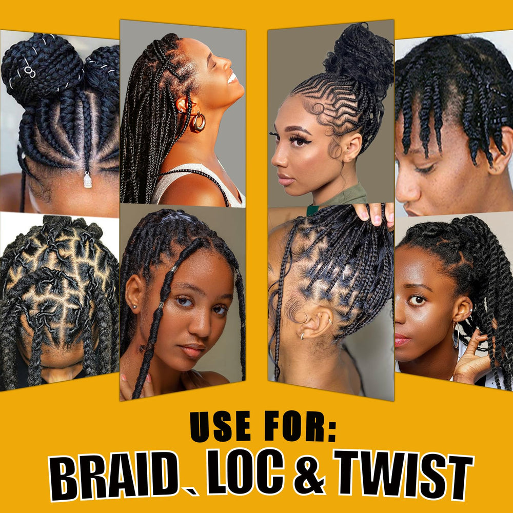 Goiple: tresses et torsades avec brillance durable.