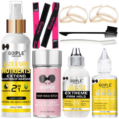 Goiple kit accessoires perruque dentelle frontale, mise en place précise