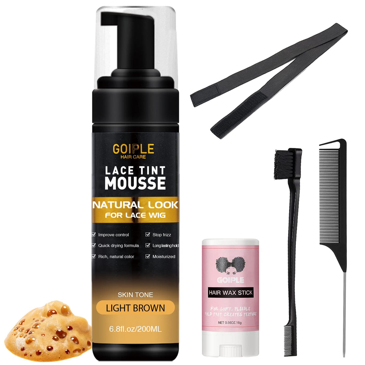 Goiple kit teinte lace avec emballage prêt à l’emploi pour finition naturelle.