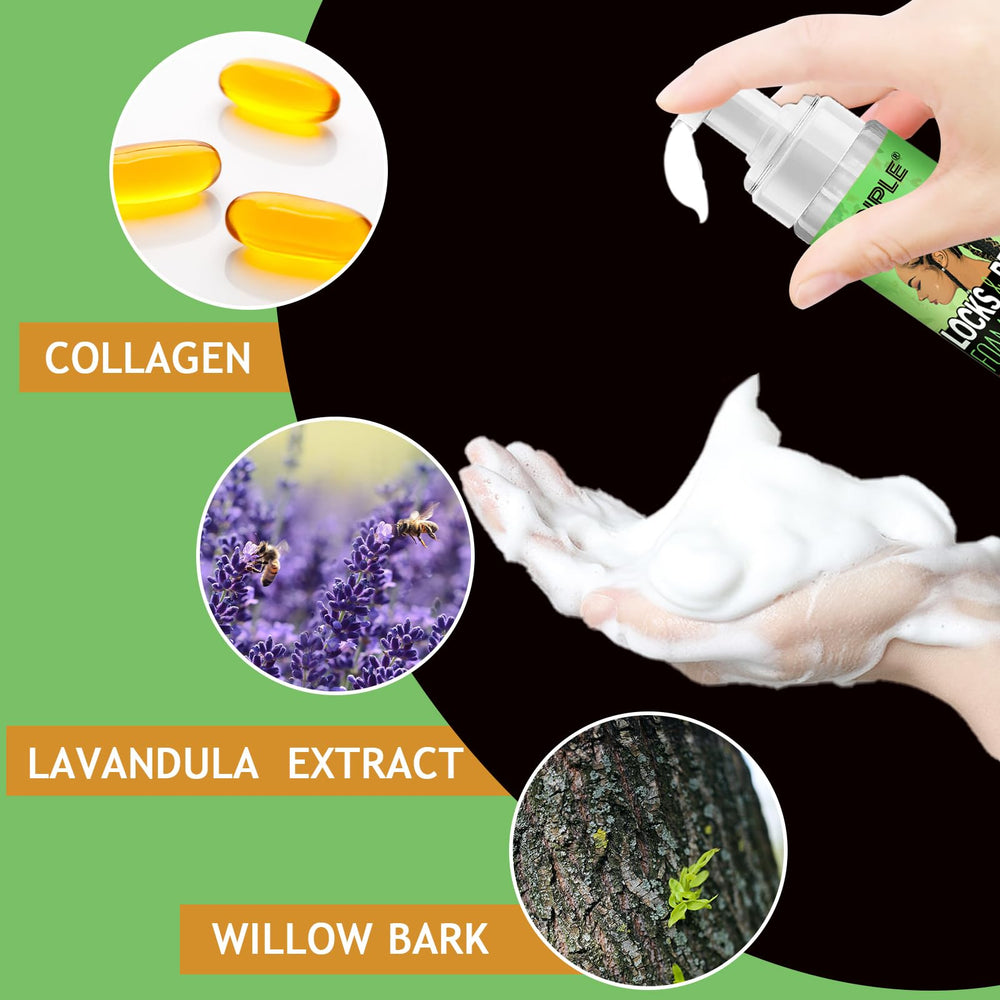 Goiple mousse pour tresses – application facile pour un coiffage durable.