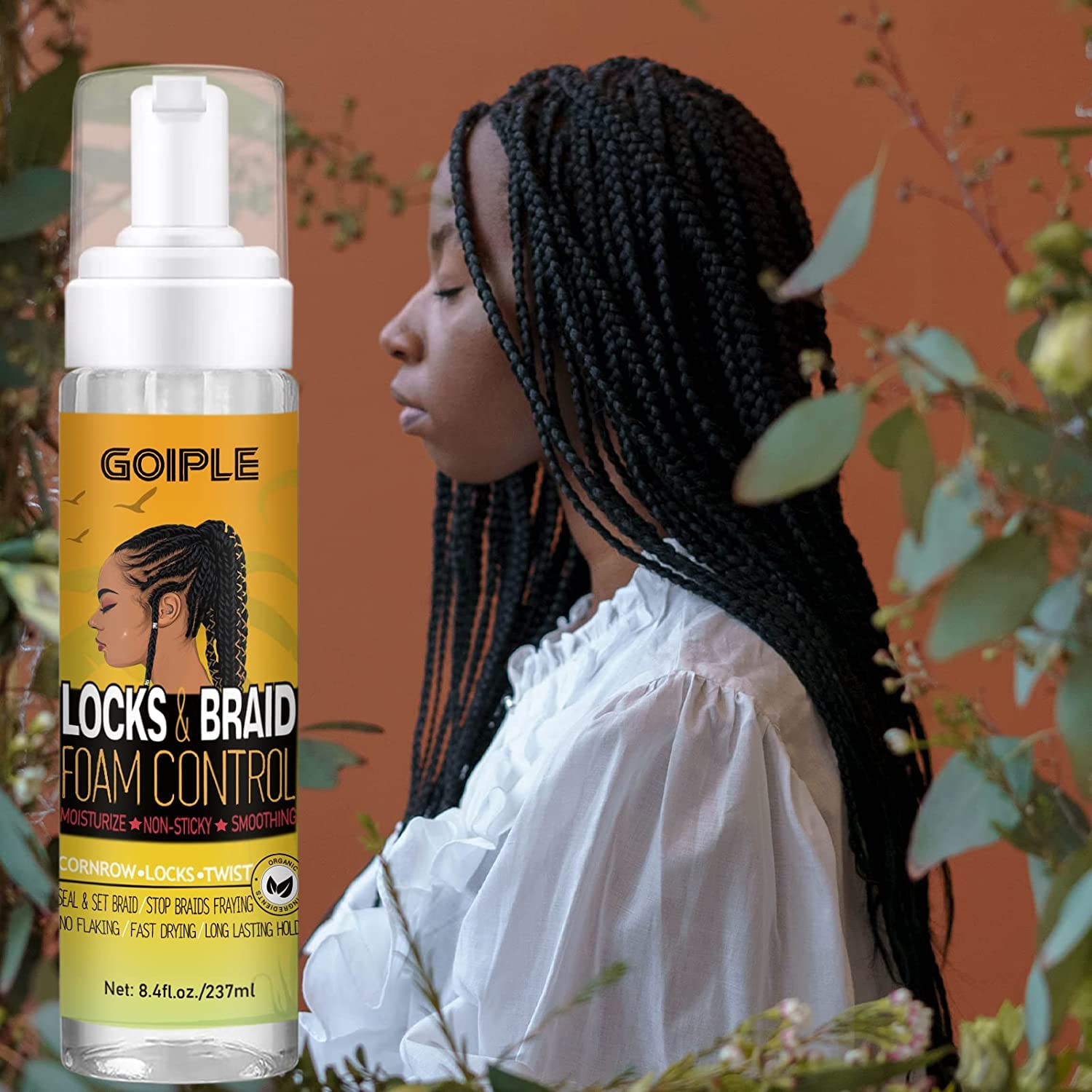 Goiple Mousse parfum lavande apaise les sens lors de l’application.