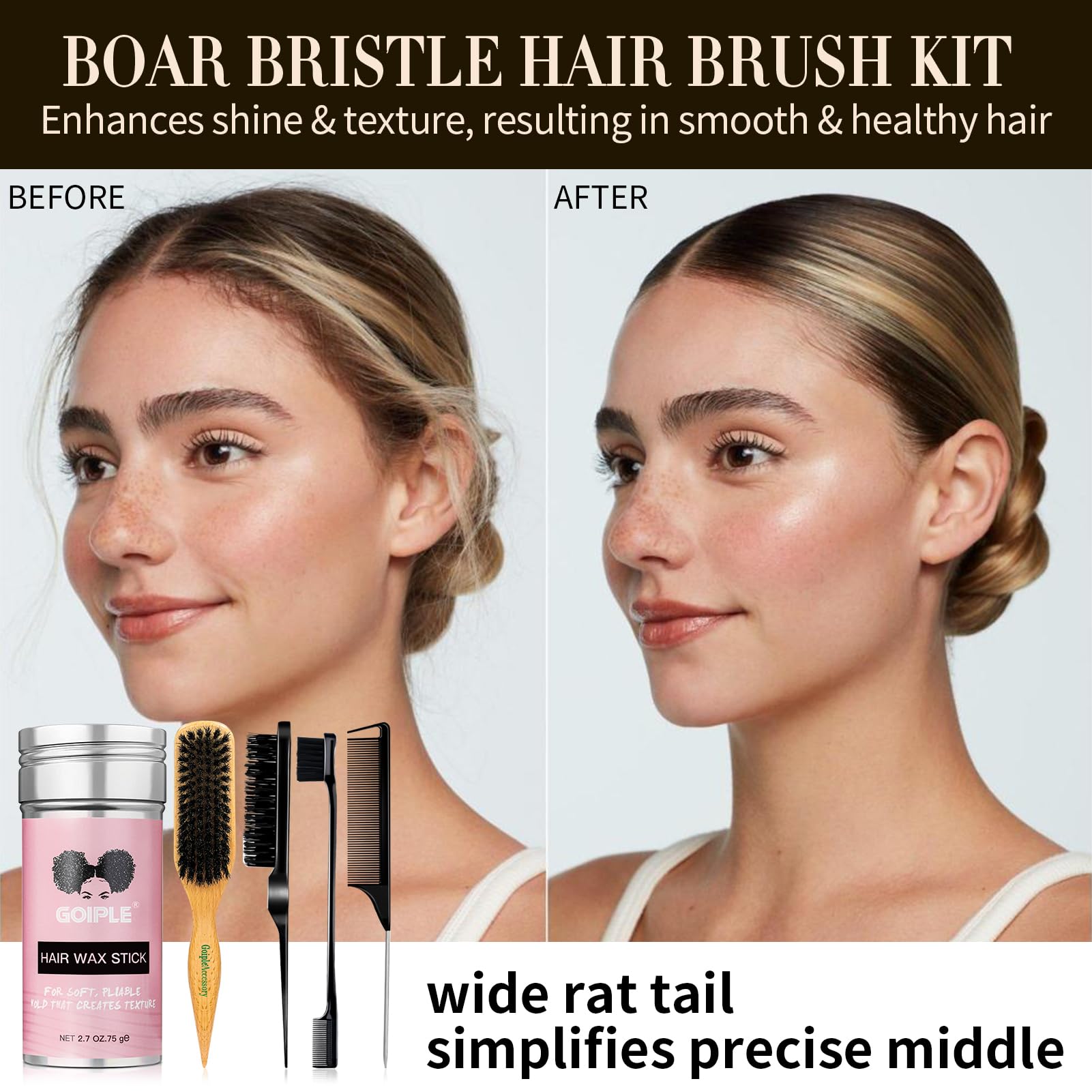 Peigne texturisant Goiple pour volume léger
