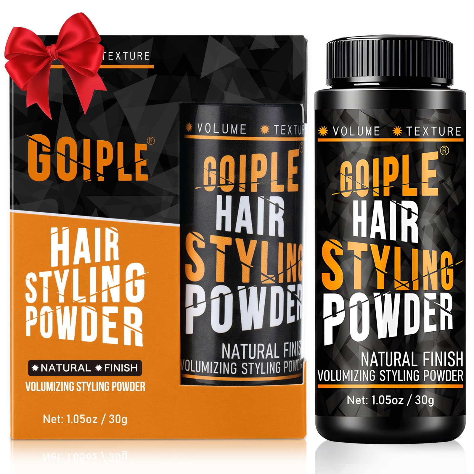 Goiple Poudre texture-cheveux volumineuse pour densité naturelle.