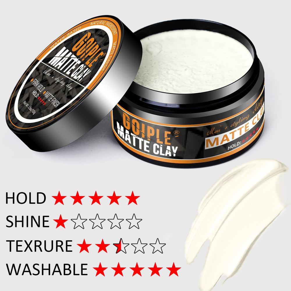 Goiple poudre coiffante, fini naturel et volume discret.