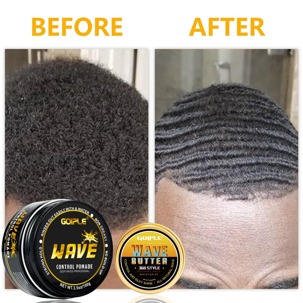 Goiple red set includes brush, durag, and cap for wave care