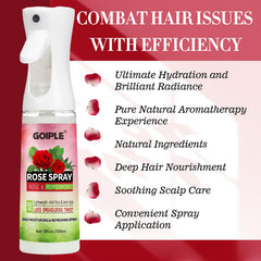 Goiple Rose Water Spray: hydratation du cuir chevelu pour plus de confort.