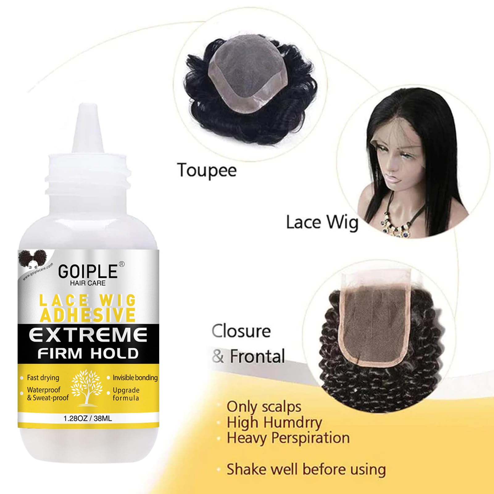 Stick cire cheveux Goiple, coiffage rapide et parfum floral pratique en déplacement.