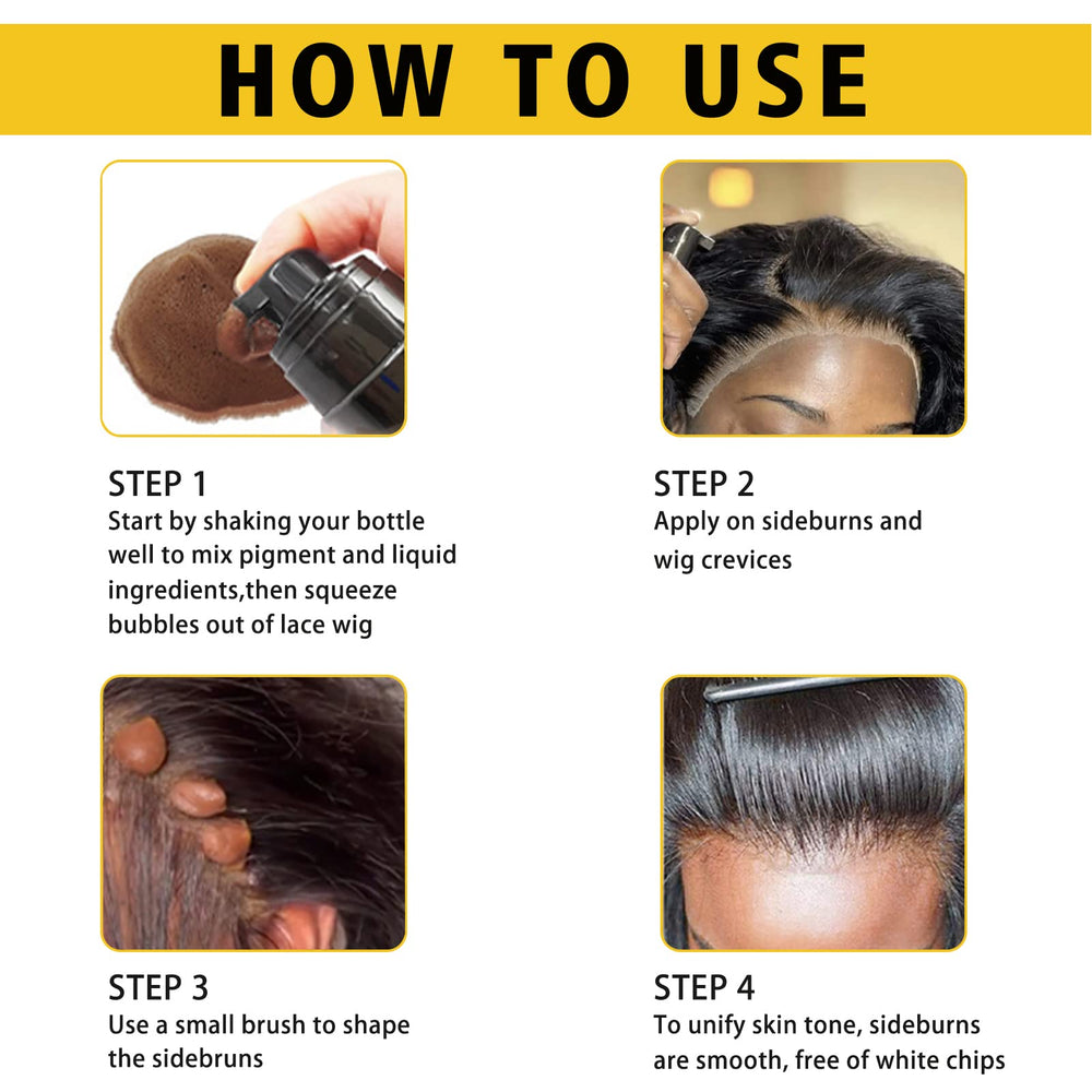 Goiple Utilisation polyvalente pour toupees et capuchons