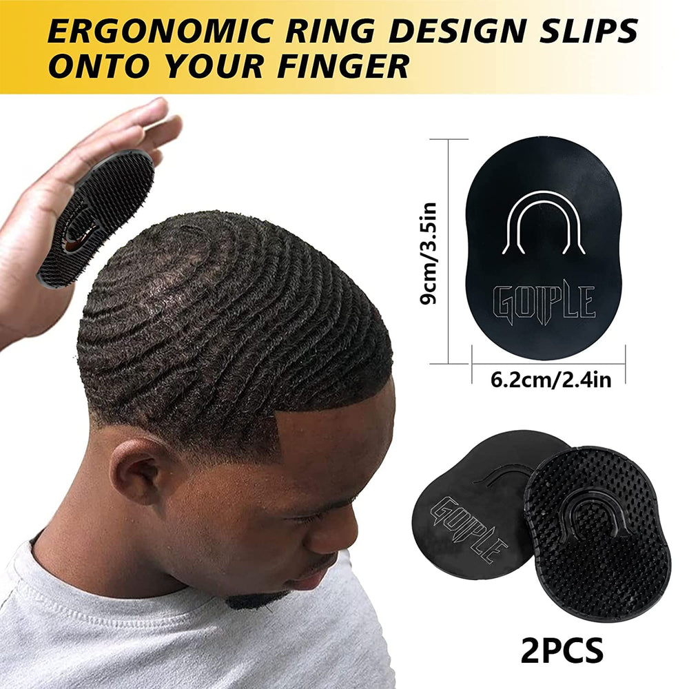 Goiple wave brush provides even distribution for smooth waves.