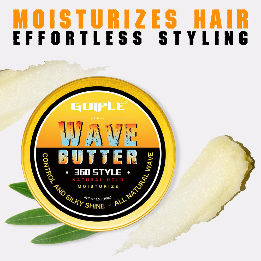 Ingrédients nourrissants présents dans Goiple Wave Butter 360 pour les cheveux.