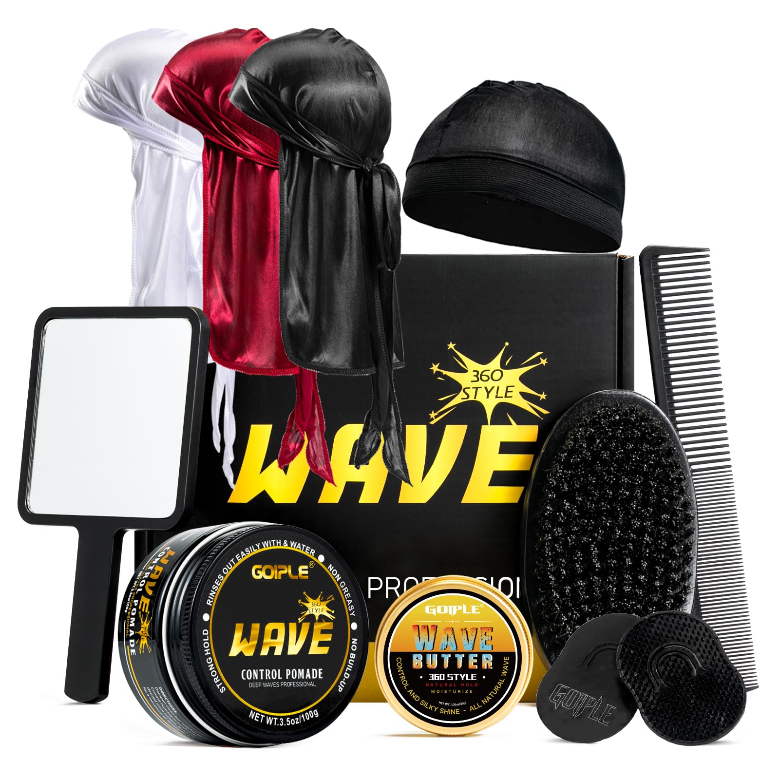 Goiple Wave Pomade – bouteille: tenue durable pour des vagues nettes toute la journée.