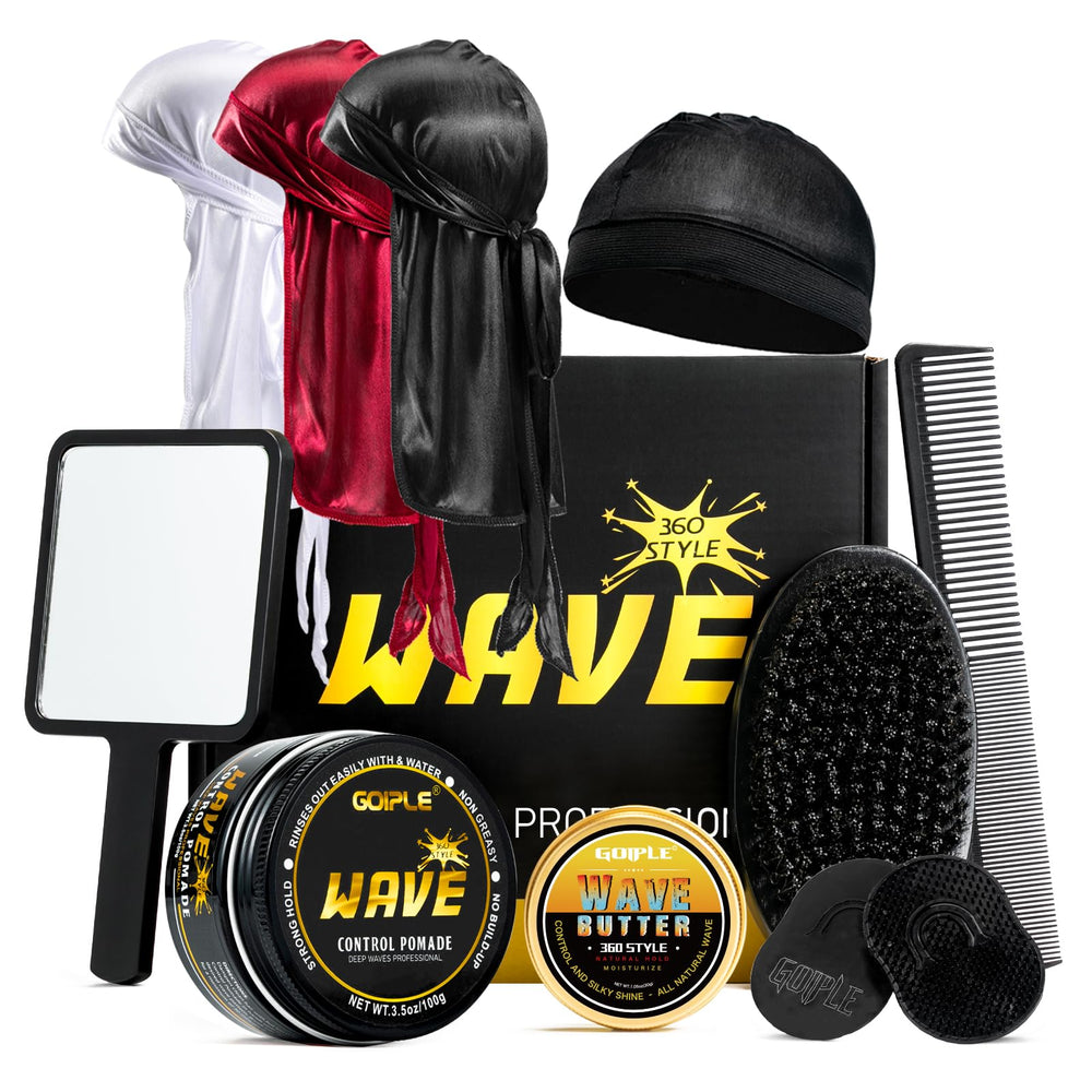 Goiple Wave Pomade – bouteille: tenue durable pour des vagues nettes toute la journée.