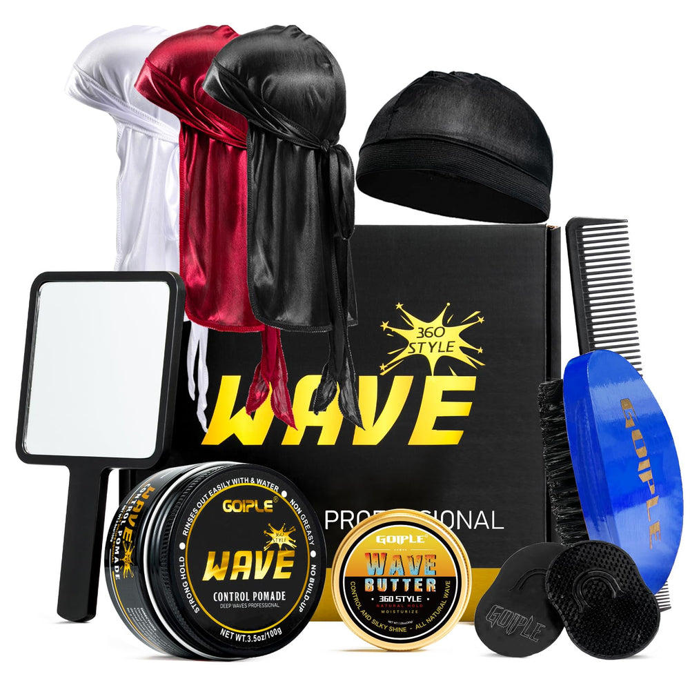 Goiple Wave Pomade: tenue durable et définition des vagues 360.