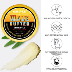 Goiple Wave Pomade – texture crème: veloutée sans alourdir les cheveux.