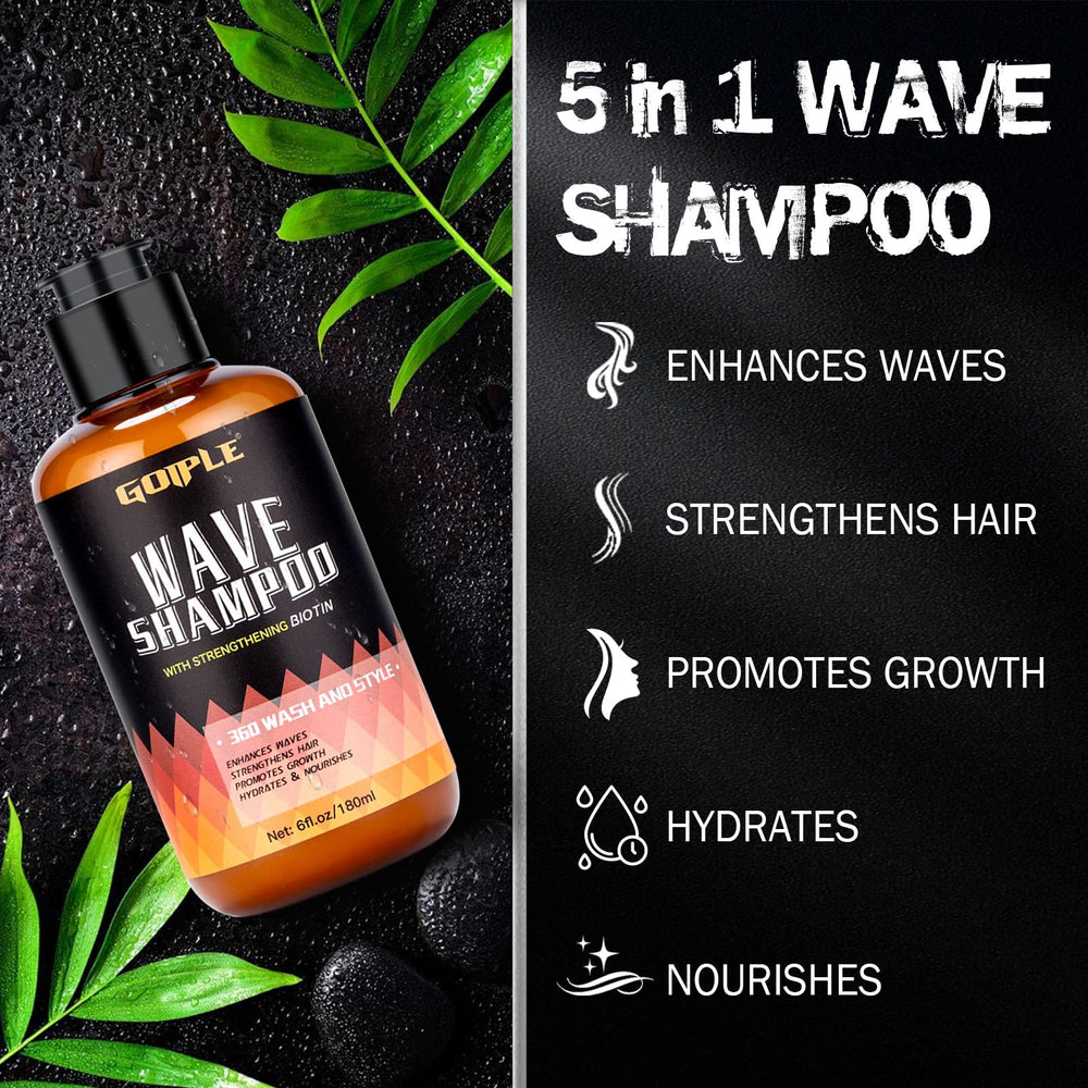Goiple Waves Pomade texture close-up, démontrant une consistance adaptée au coiffage des vagues.
