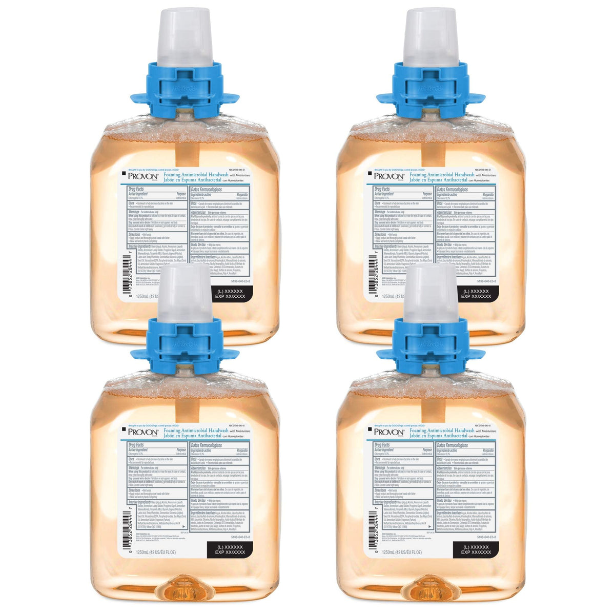 Gojo Provon Moussant Mains Recharge 1250 ml, recharge pratique pour dispenser quotidien.