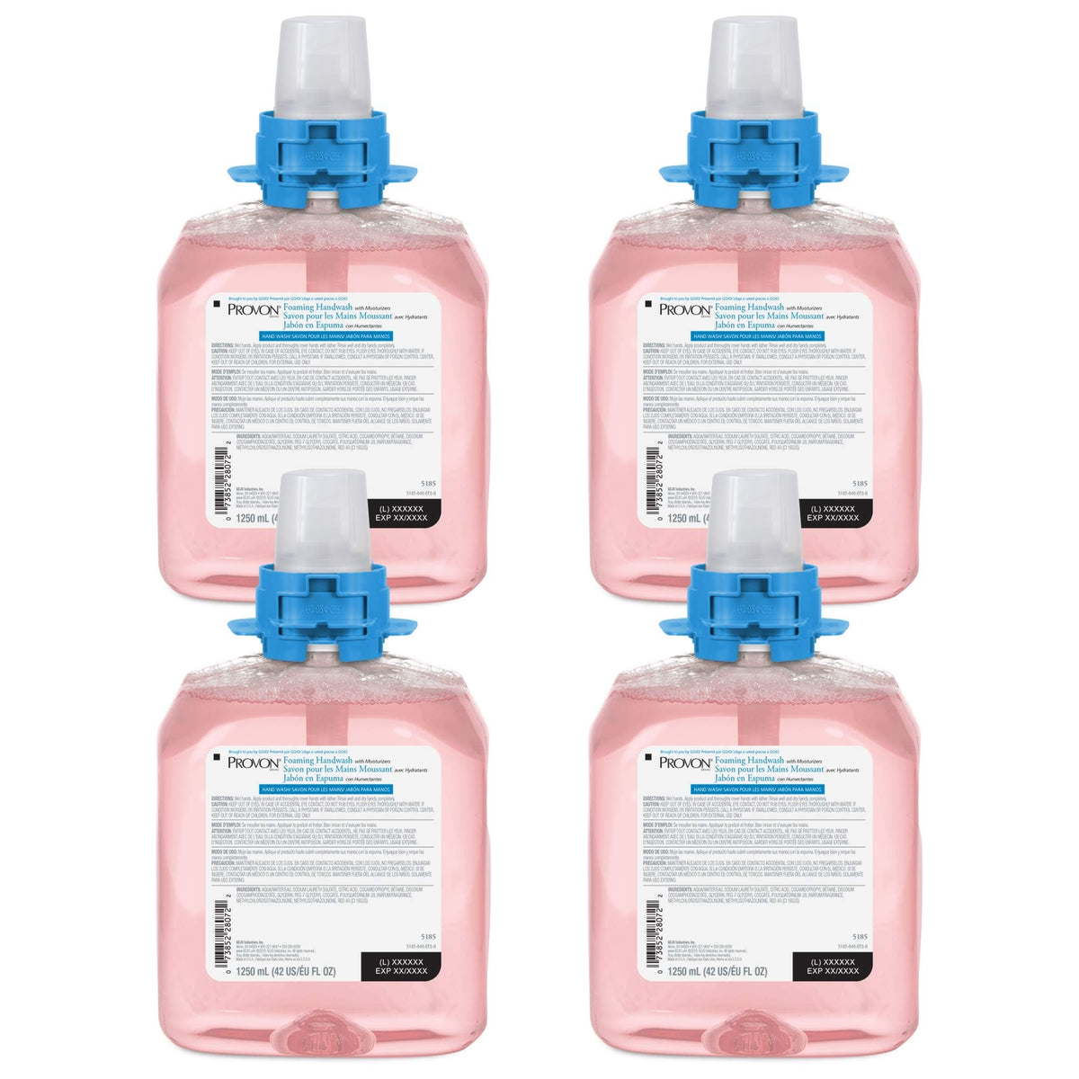 GOJO PROVON mousse mains cranberry, hydratante et agréable au lavage.