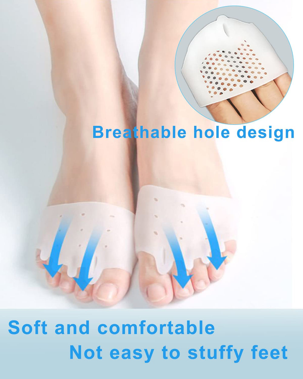 Golbylicc trous respirants pour une ventilation supérieure des pieds
