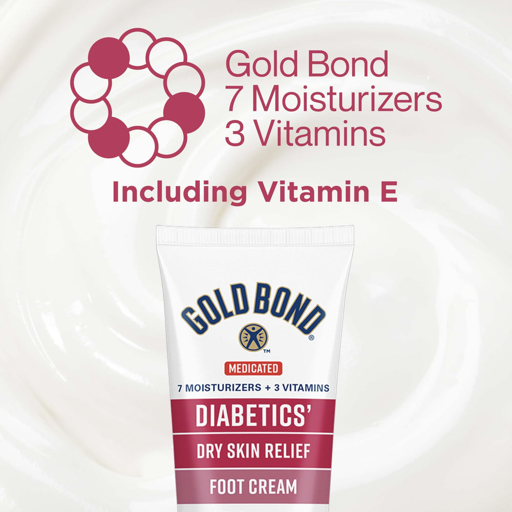 Gold Bond crème-pieds-relief-protection-peau – Barrière hydratante contre la sécheresse.