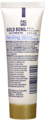 Gold Bond Ultime Lotion 1 oz, ingrédients vitamine pour nourrir et protéger la peau.