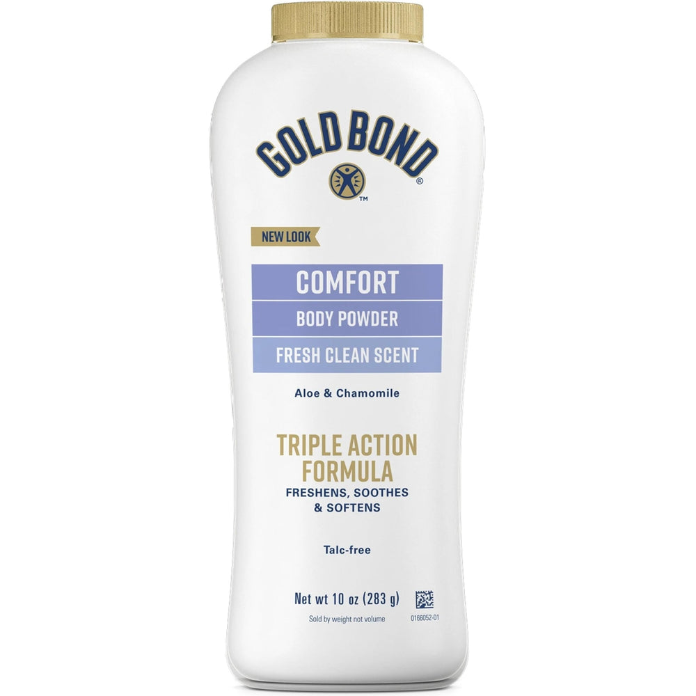 Gold Bond Ultimate Comfort Poudre corporelle en pack de 4 bouteilles pratique.