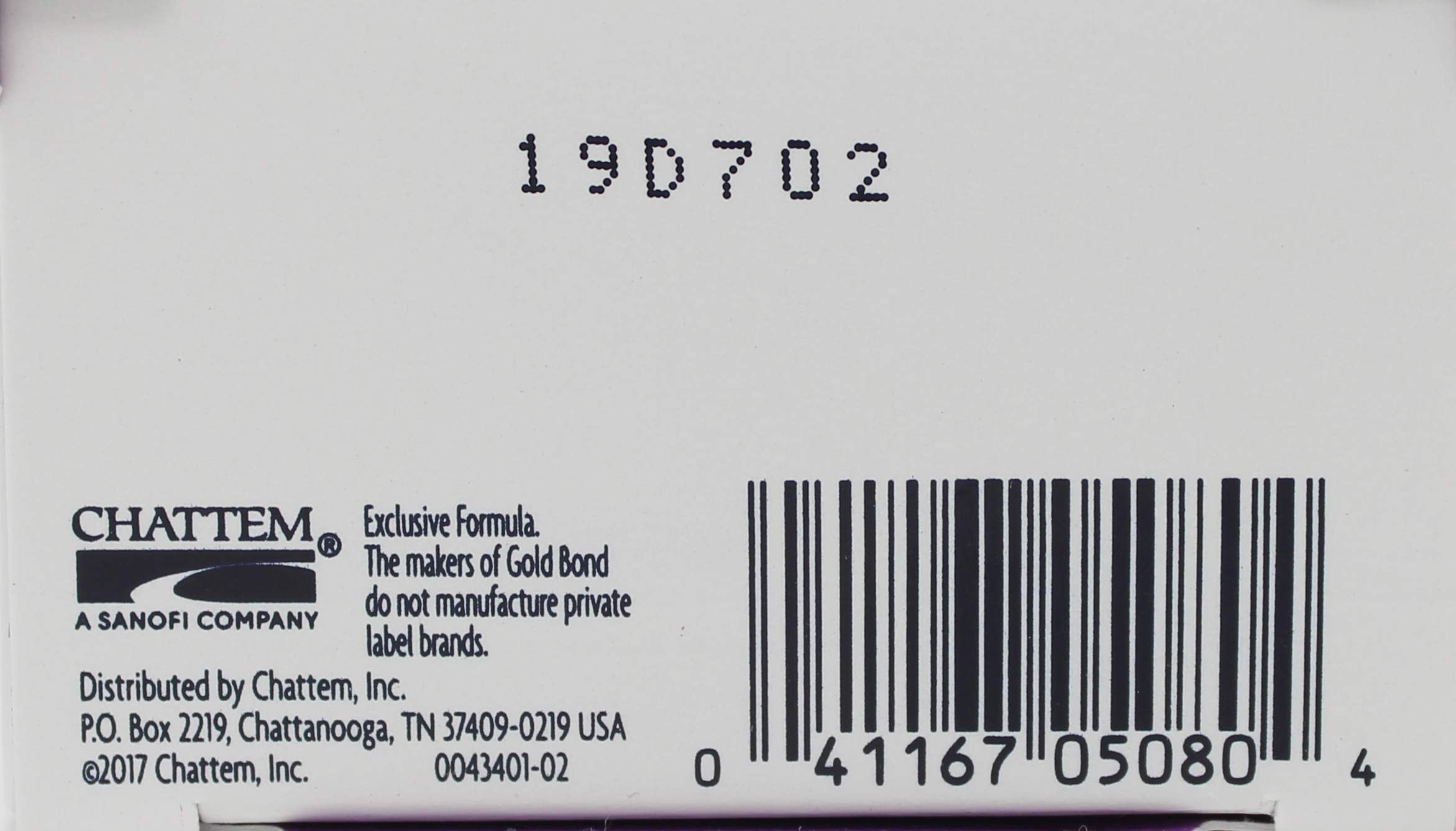 Gold Bond Ultimate Crème Non parfumee pour peaux sensibles, vitamine C et PHA.