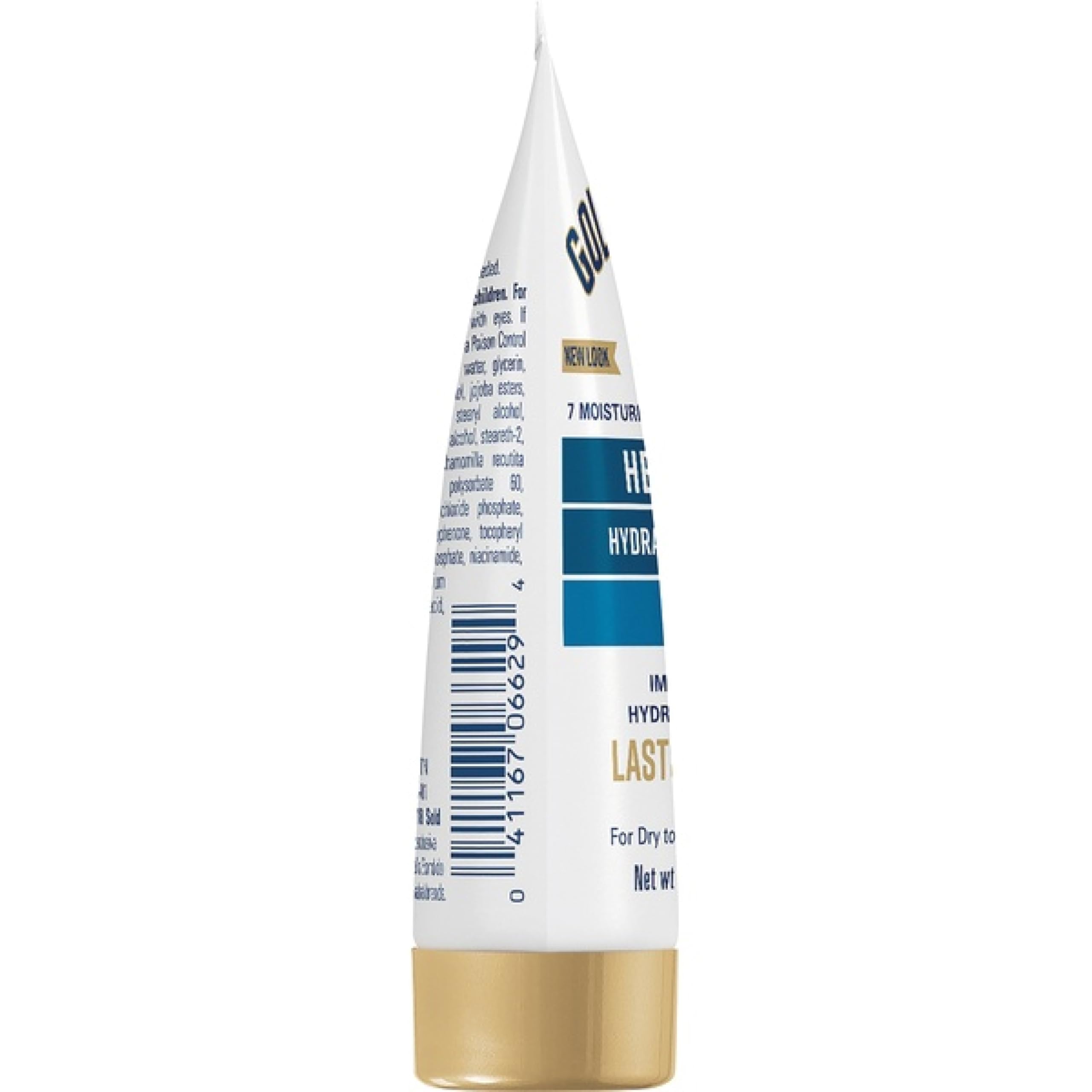 Étiquette Gold Bond Ultimate Skin Therapy, liste d'ingrédients complète.