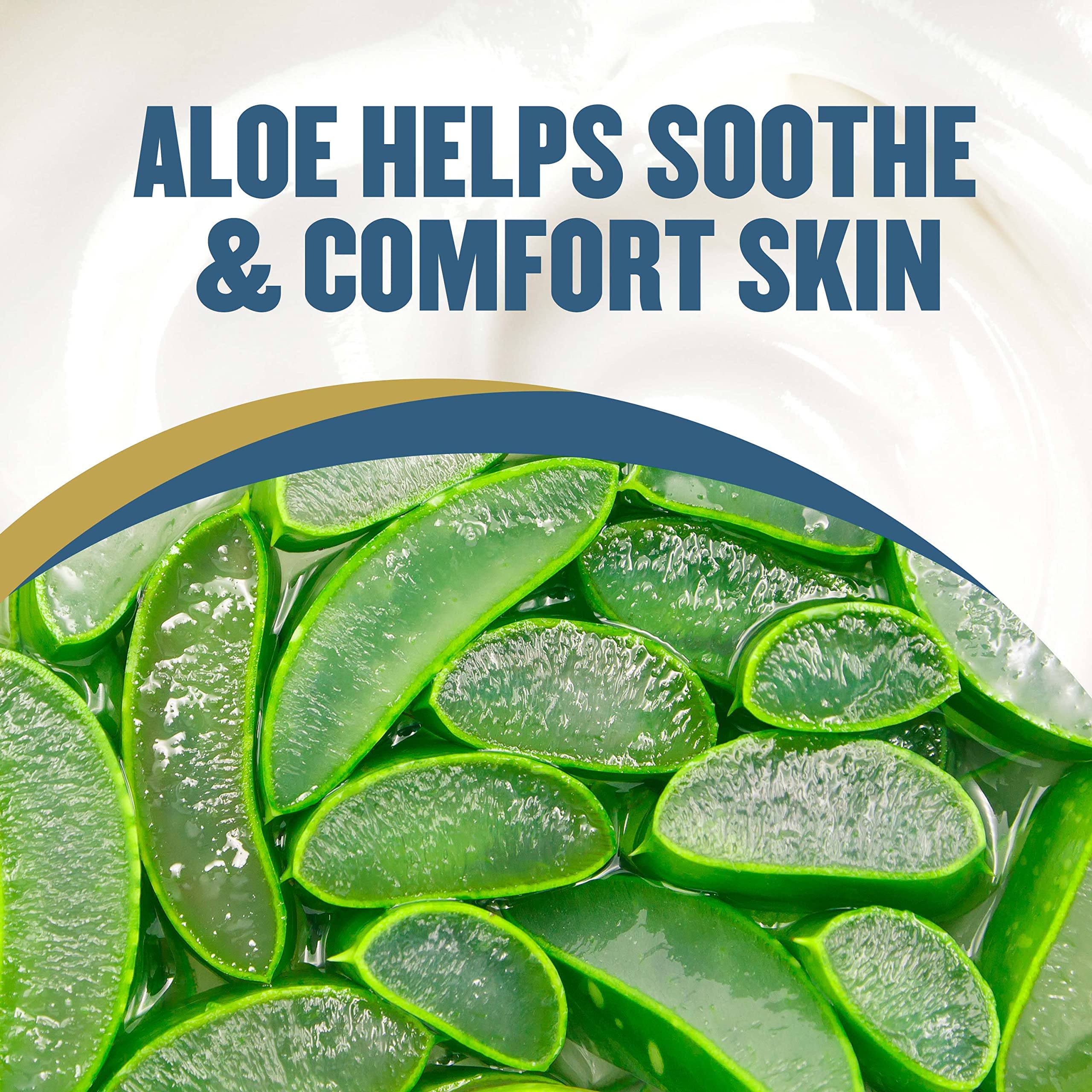 Application sur les mains par Gold Bond Ultimate Skin Therapy, sensation apaisante.