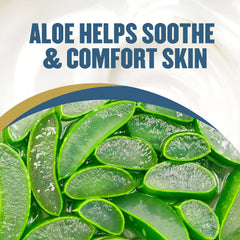Application sur les mains par Gold Bond Ultimate Skin Therapy, sensation apaisante.