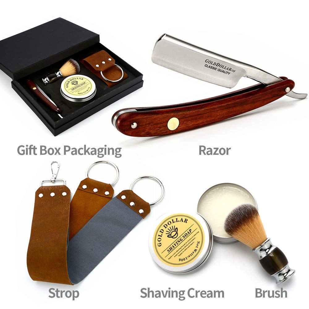 Brosse de rasage assortie pour une mousse généreuse.
